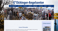 Desktop Screenshot of elchinger-angelcenter.de